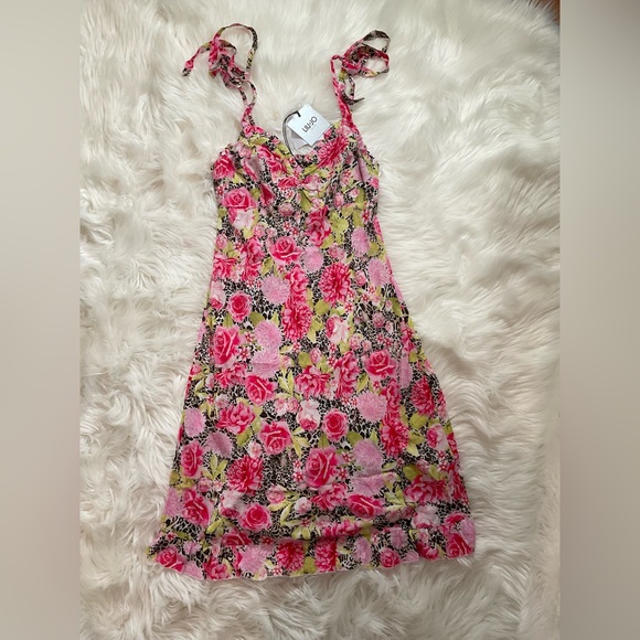 🇮🇹 animal & flower print dress - Picture 5 of 16